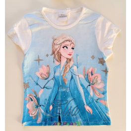 Jégvarázs Elsa póló kétféle változatban