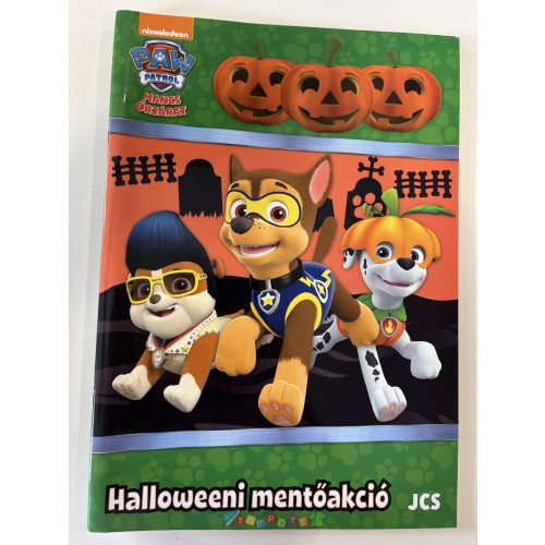 Mancs őrjárat Halloweeni mentőakció színezőfűzet