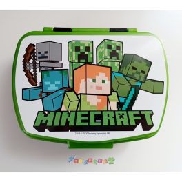 Minecraft műanyag uzsonnás doboz