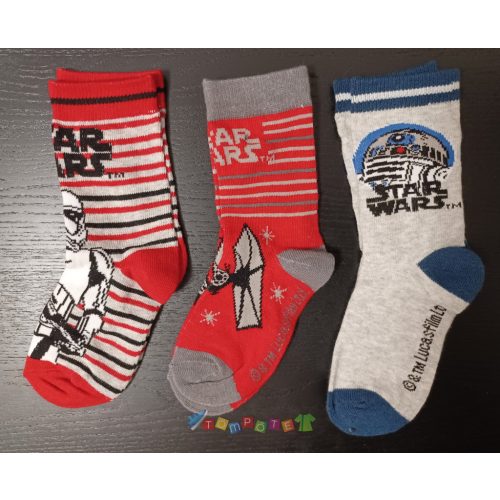 Star Wars zokni 3 darabos szett
