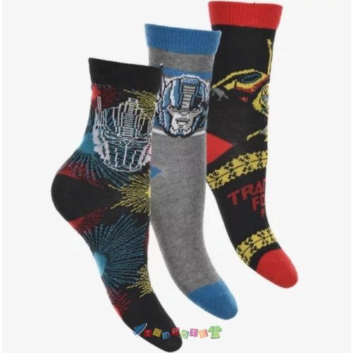 Transformers zokni 3 darabos szett