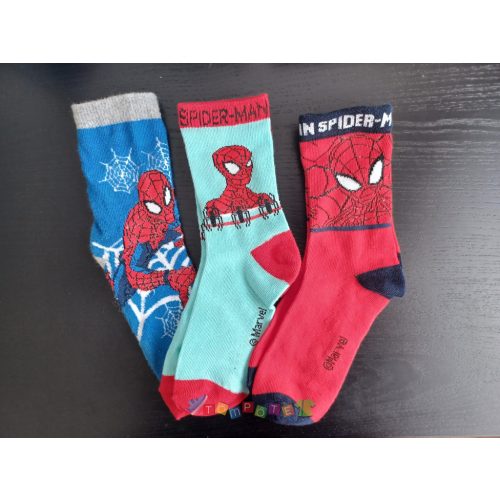 Spiderman - Pókember zokni 3 darabos szett
