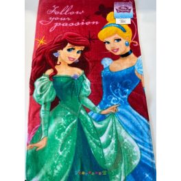 Hercegnők kéztörlő - Ariel és Hamupipőke 30 x 60 cm