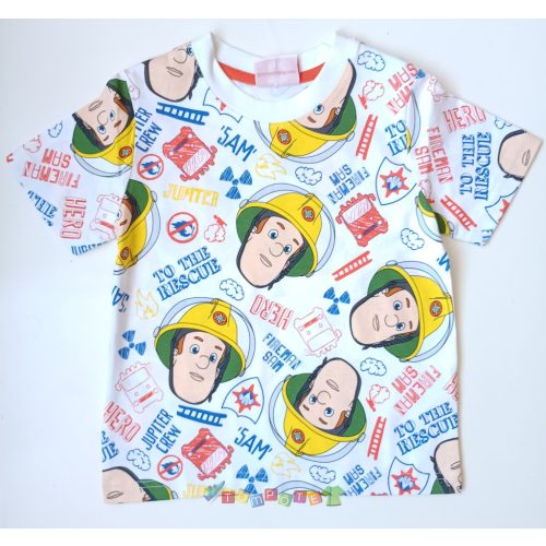 Sam a tűzoltó póló kétféle változatban