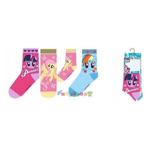 Én kicsi pónim zokni 3 darabos szett