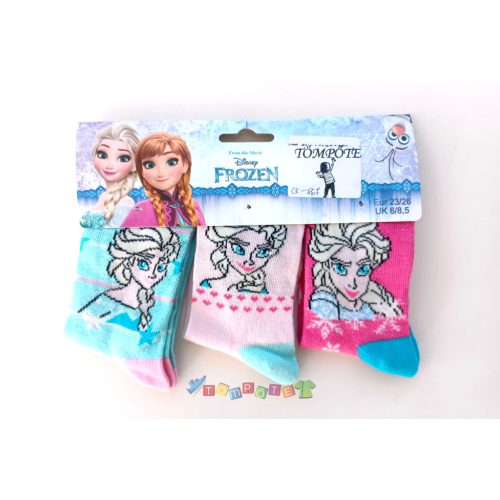 Frozen - Jégvarázs zokni 3 darabos szett