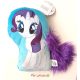 Én kicsi pónim formapárna Rarity pónival