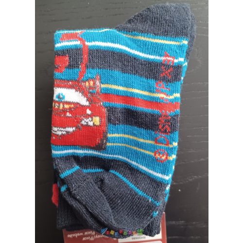 Cars - Verdák zokni 3 darabos szett