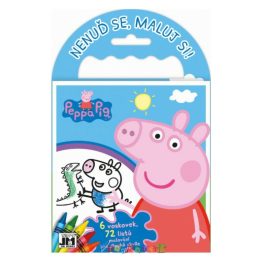 Utazó színező +6 zsírkréta Peppa malac (72 lap)