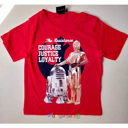 Star Wars póló droid mintával