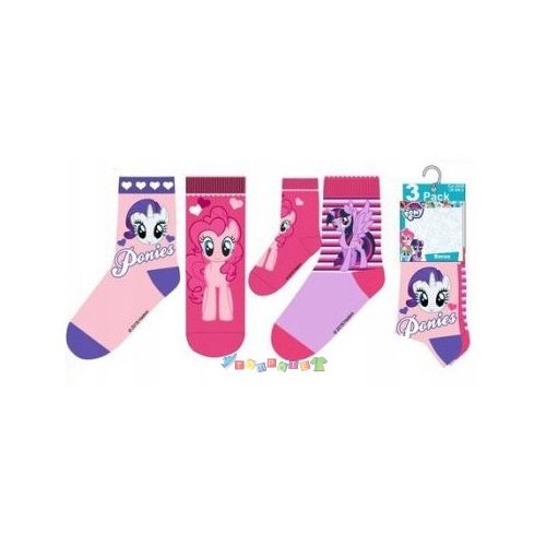 Én kicsi pónim zokni 3 darabos szett